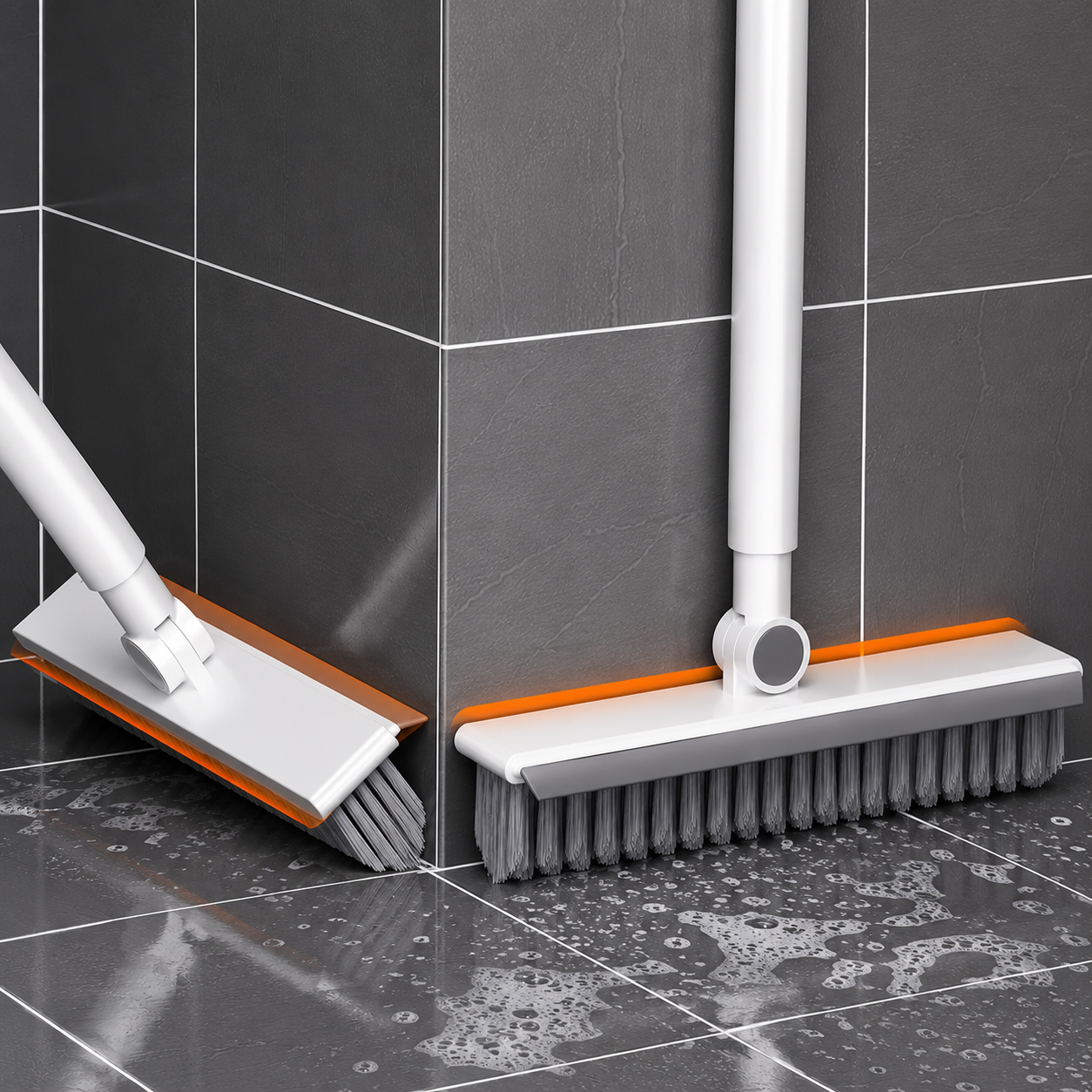 CleanReach™ FlexReach Pro: maak douchegoten, plinten en moeilijke randen eindelijk écht schoon.