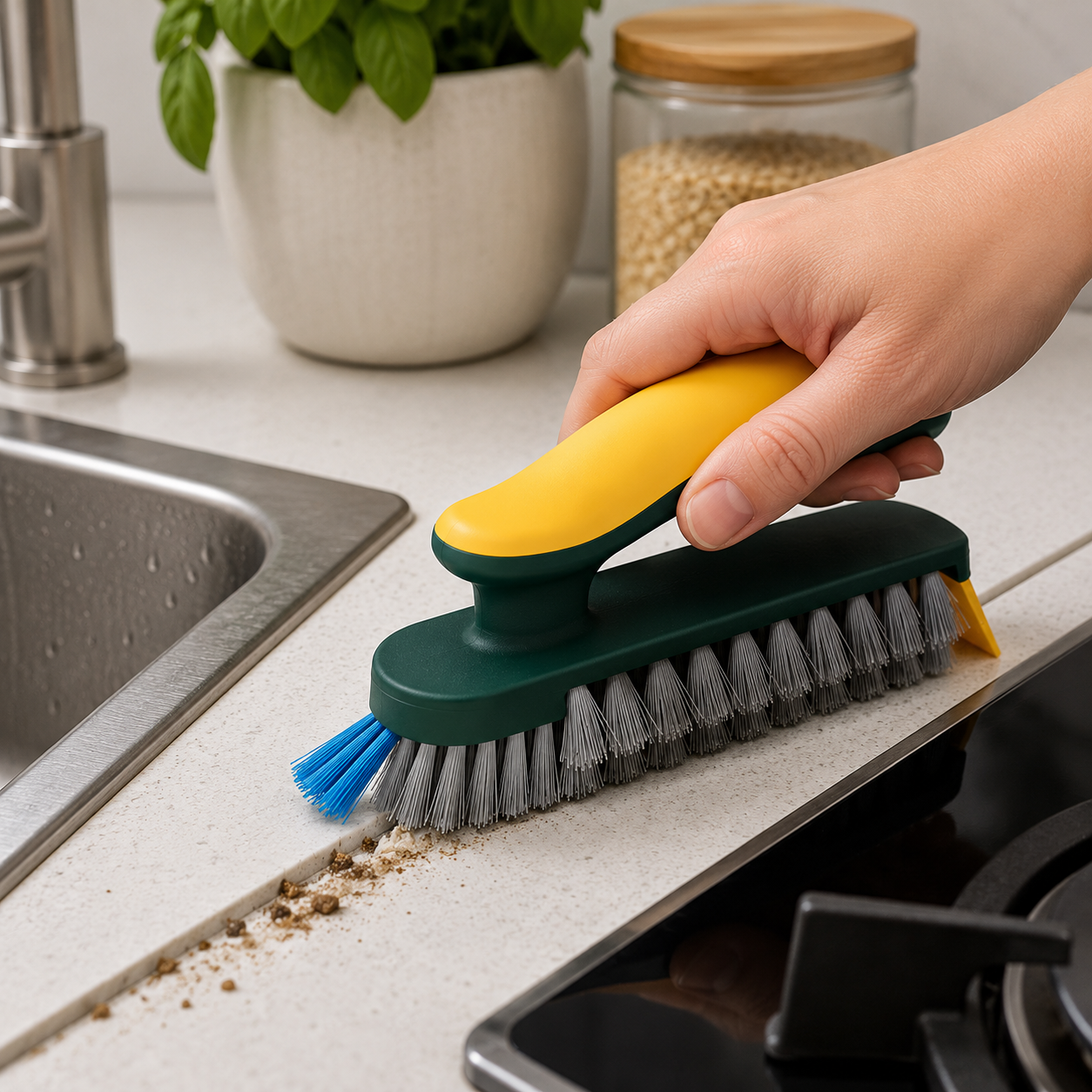 CleanReach™ Precision Pro: hardnekkig vuil uit elke kier en hoek